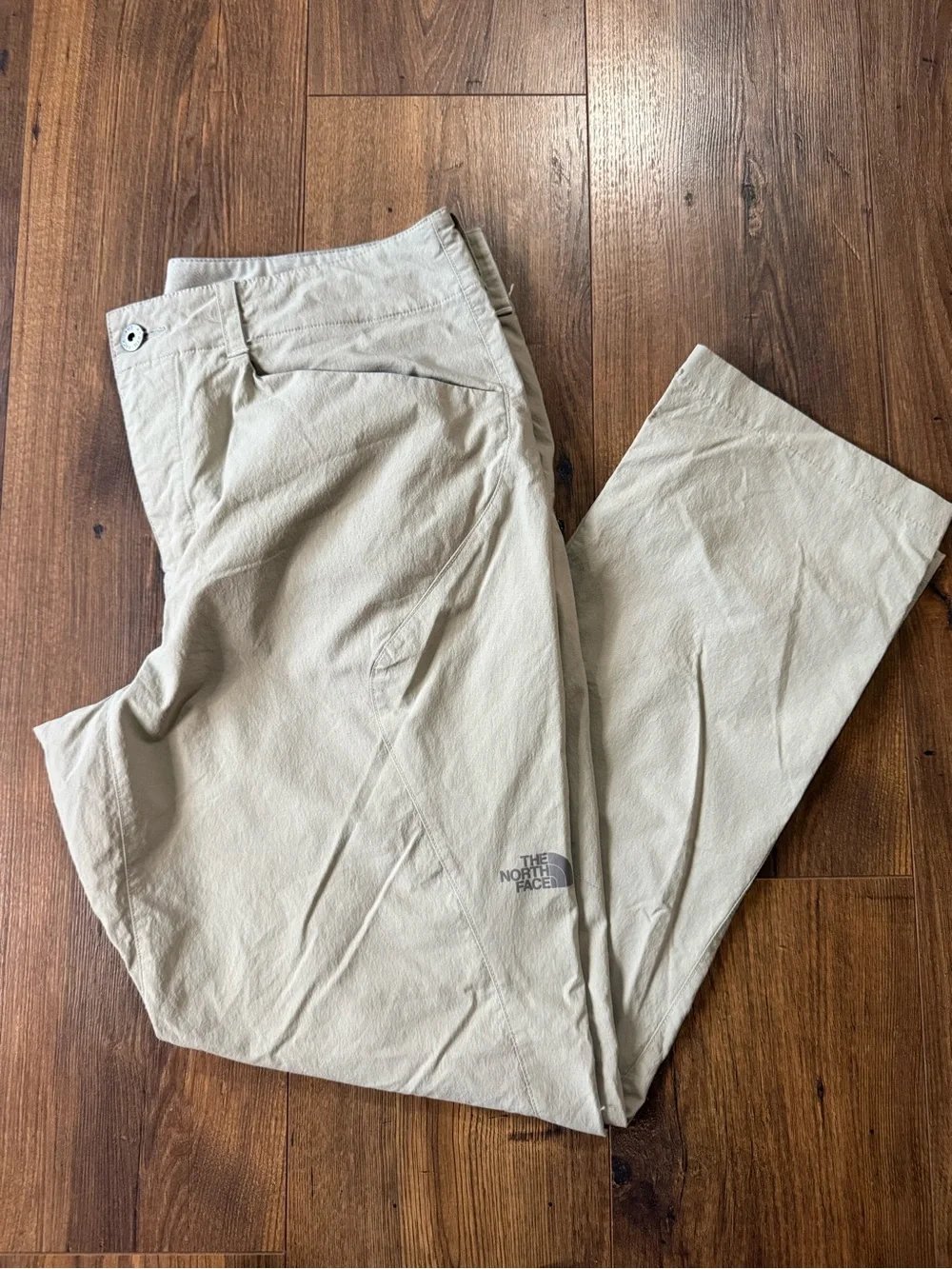 The North Face Men’s Hiking Pants Tan Beige Outdoor Trail Nylon Size 34 Regular